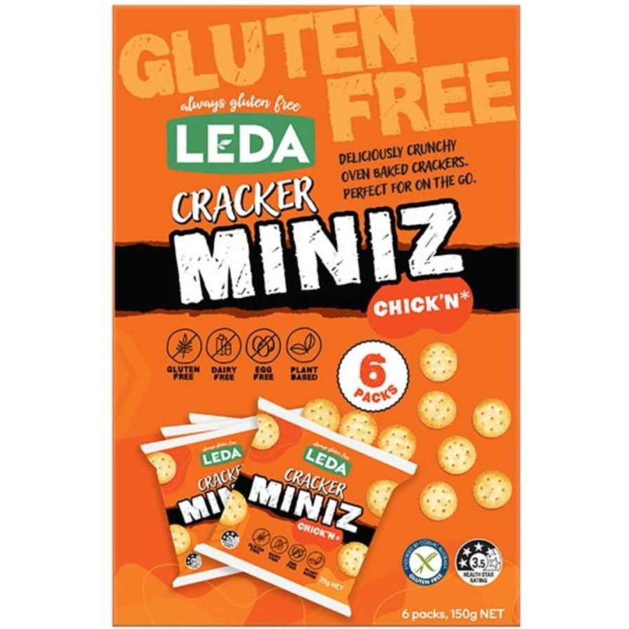 Leda  Miniz Chick'n Crackers Multipack GF 150g