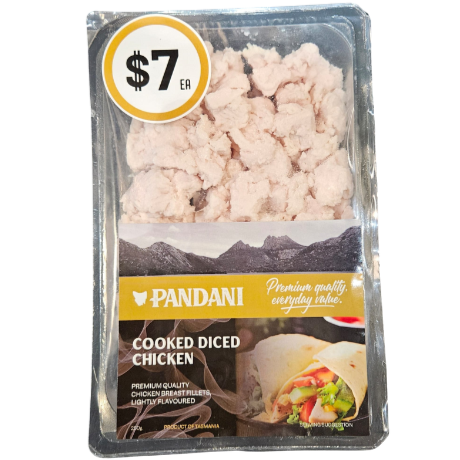 Pandani Chicken Breast Diced 250g