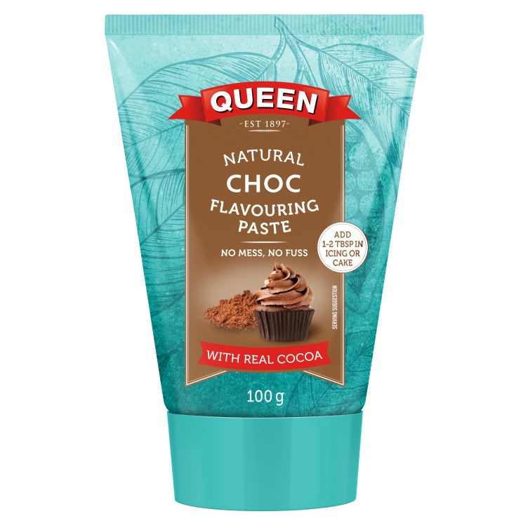 Queen Natural Choc Flavouring Paste 100g