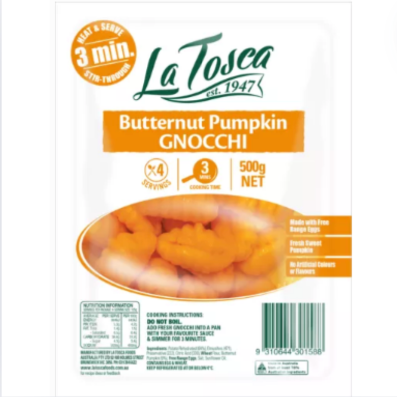 La Tosca Butternut Pumpkin Gnocchi 500g