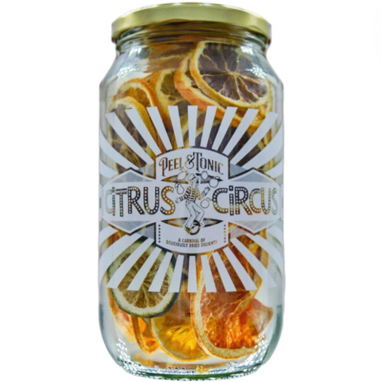 Peel & Tonic Citrus Circus Dehydrated Citrus Jar 100g