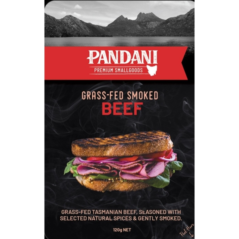 Pandani Grass-fed Smoked Beef 120g