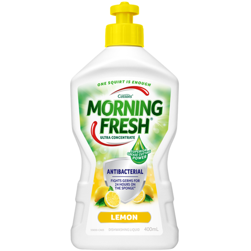 Morning Fresh Dishwashing Liquid Antibacterial Lemon  400ml