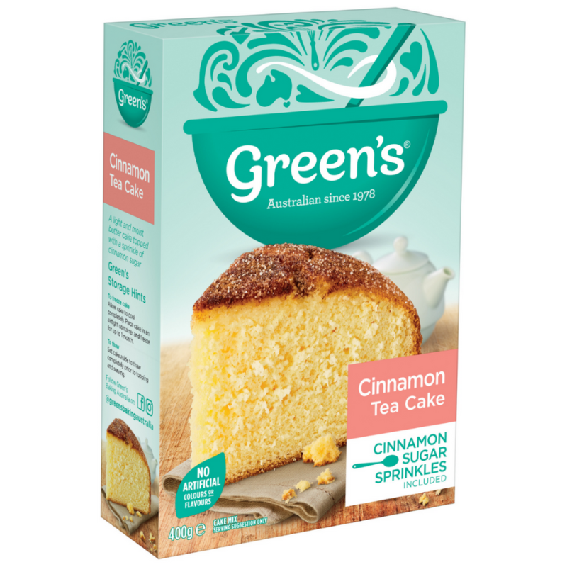 Greens  Cinnamon Tea Cake Mix 400g