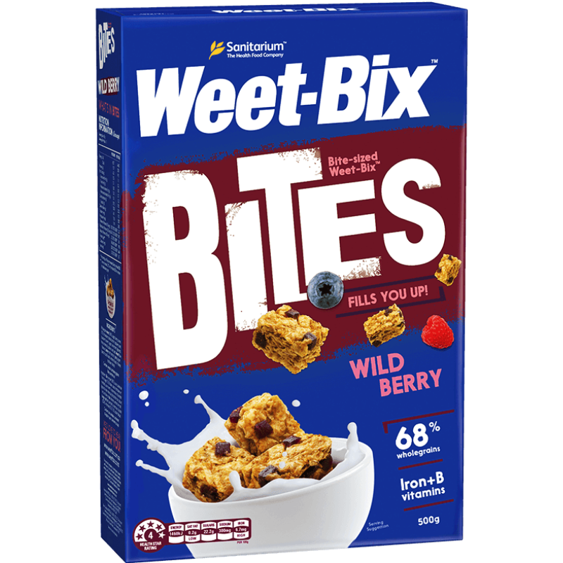 Sanitarium Weet-Bix Bites Wild Berry 500g