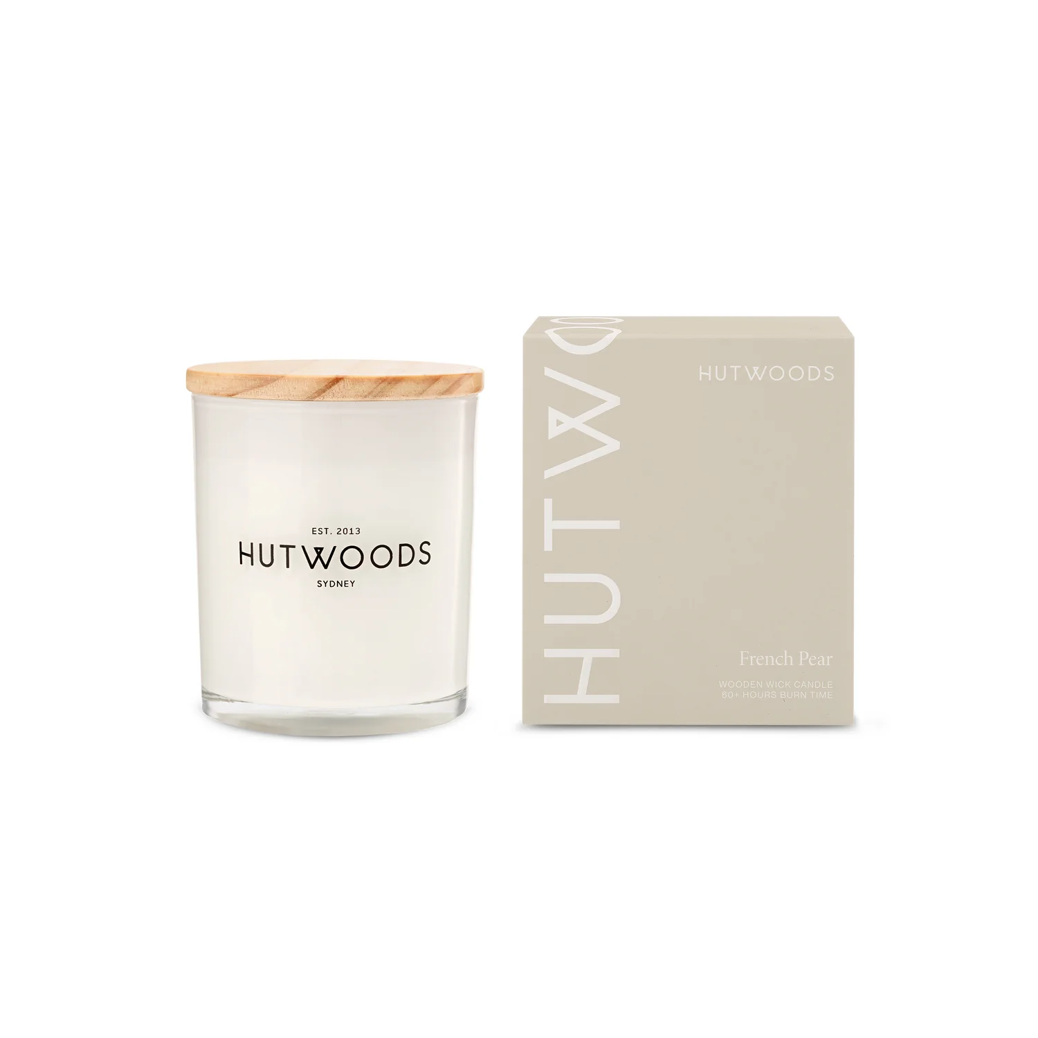 Hutwoods Medium Candle French Pear 250g