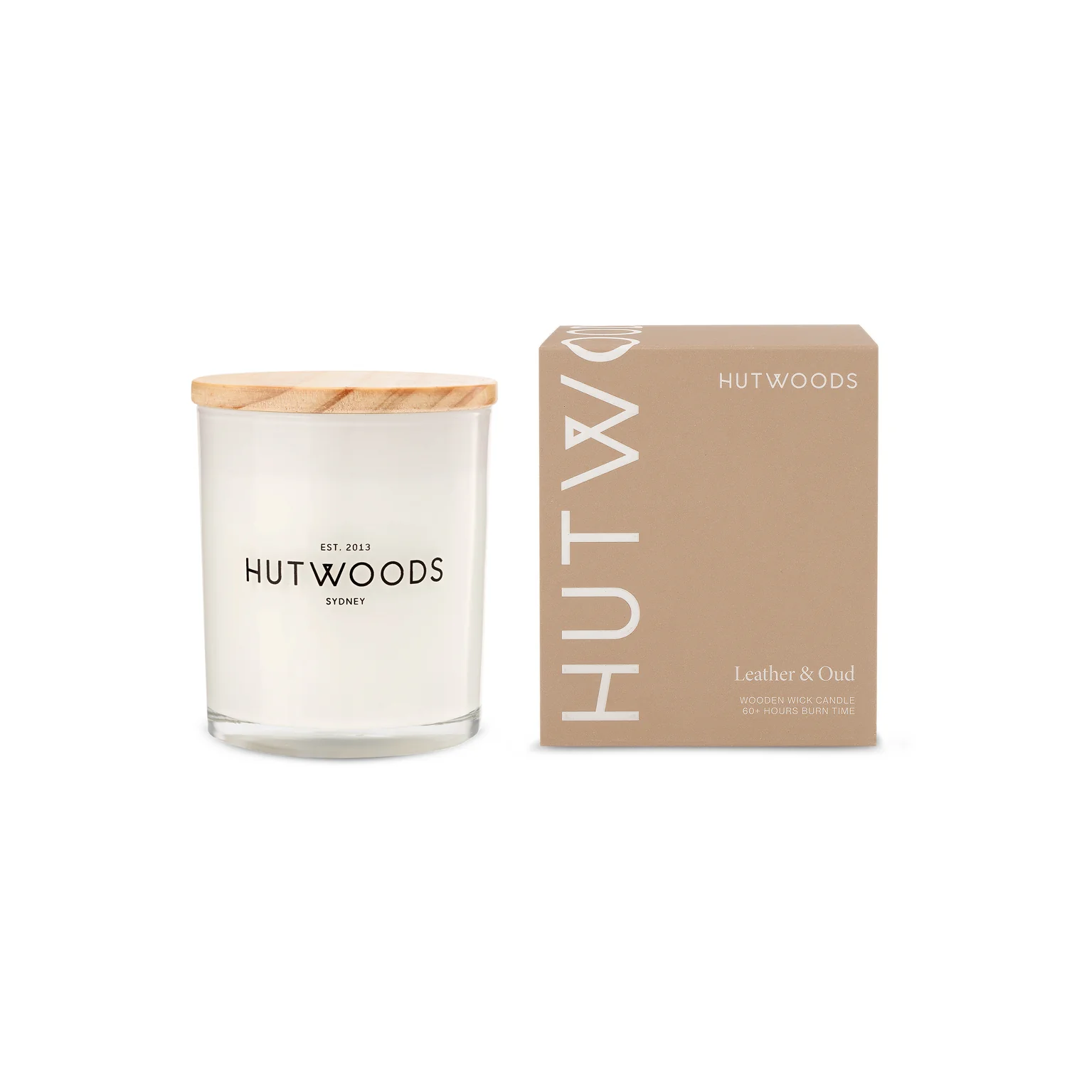 Hutwoods Medium Candle Leather and Oud