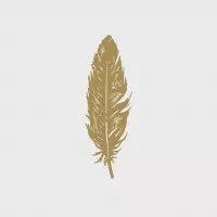 Pure Feather gold - Luncheon Napkin