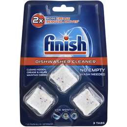 Finish Dishwasher Cleaner Tabs 3pk