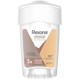 Rexona Clinical Antiperspirant Deodorant Summer Strength 45ml