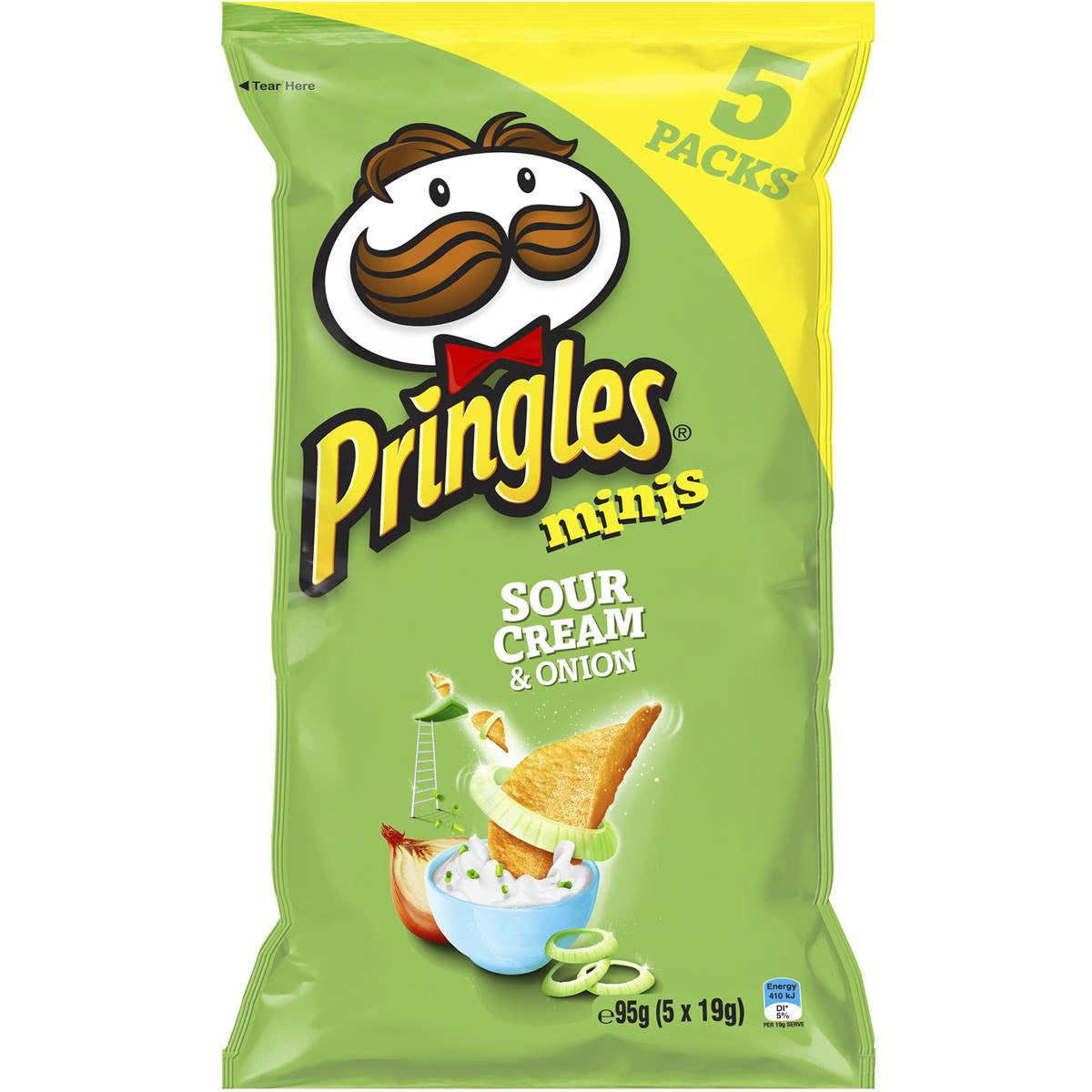 Pringles Minis Sour Cream & Onion 5pk