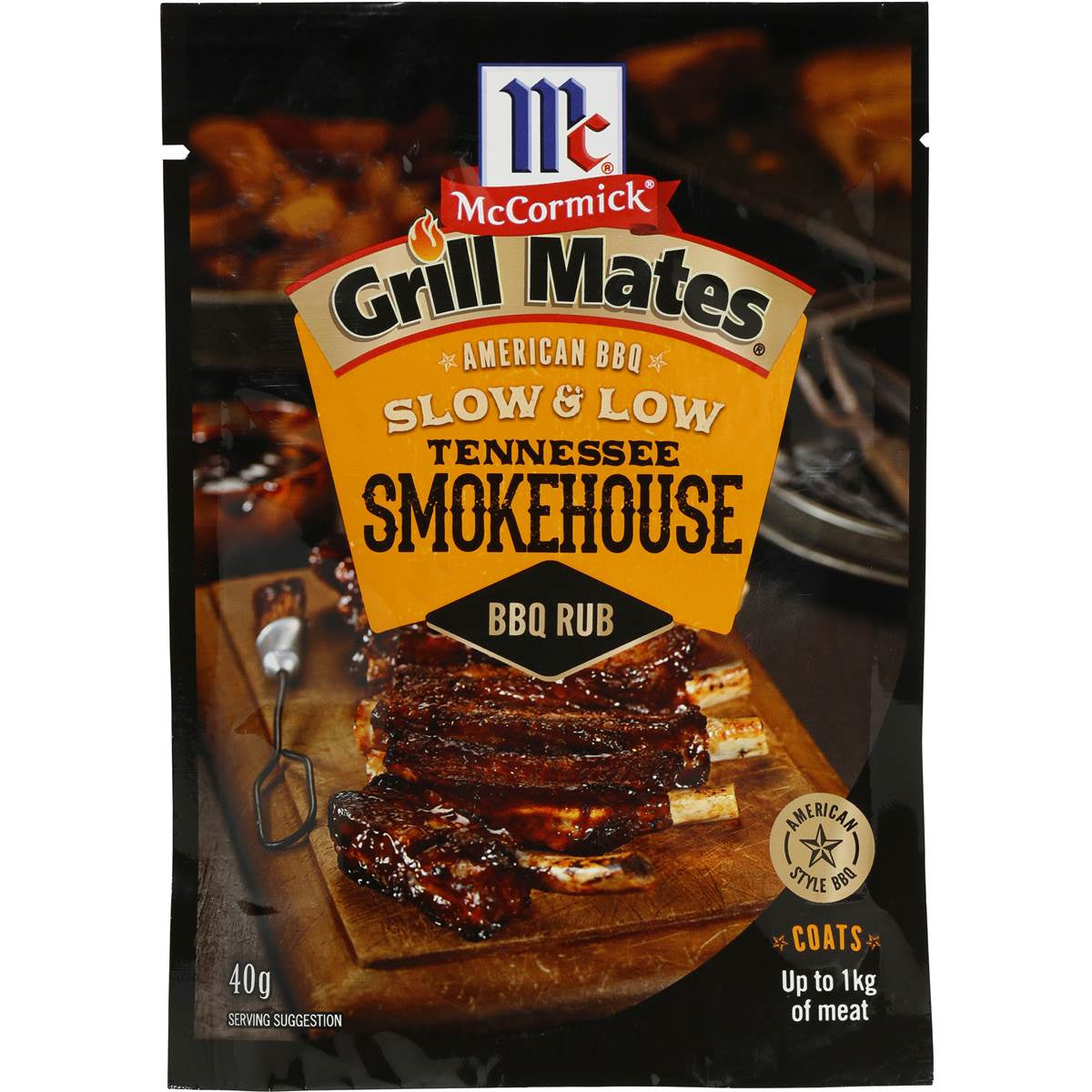 McCormick Tennessee Smokehouse BBQ Rub 40g