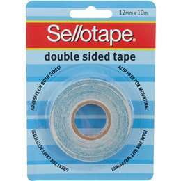 Sellotape Tape Double Sided 12mmx10m