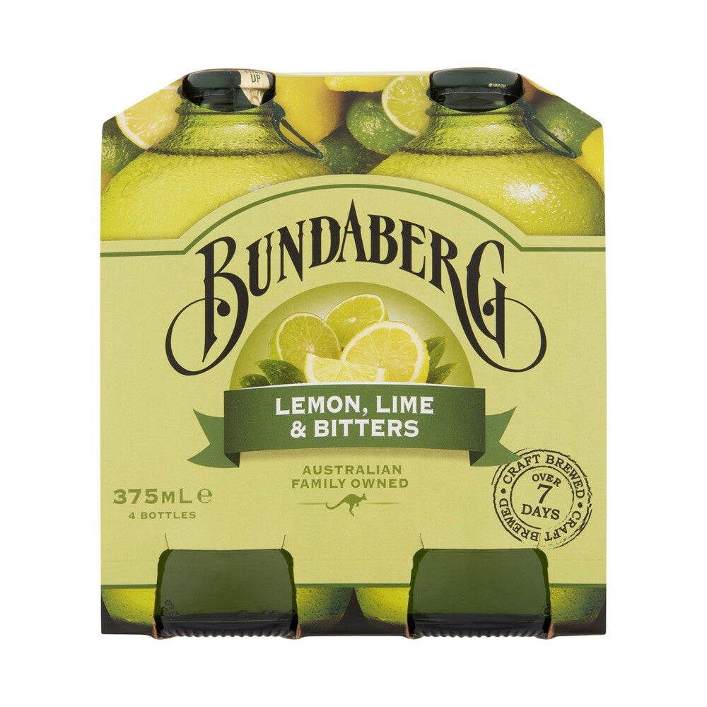 Bundaberg Lemon Lime Bitters 4 x 375ml