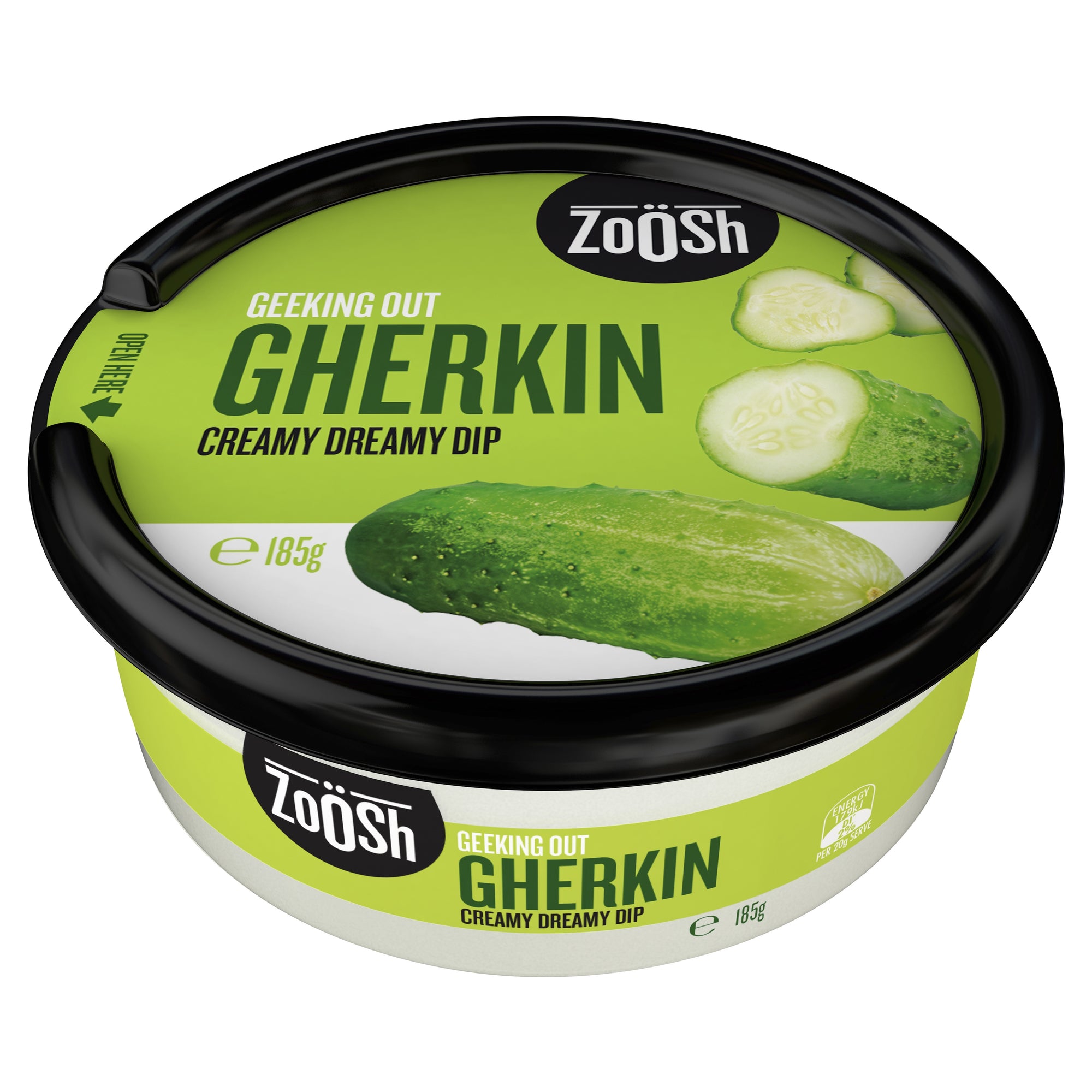 Zoosh Gherkin Creamy Dip 185g