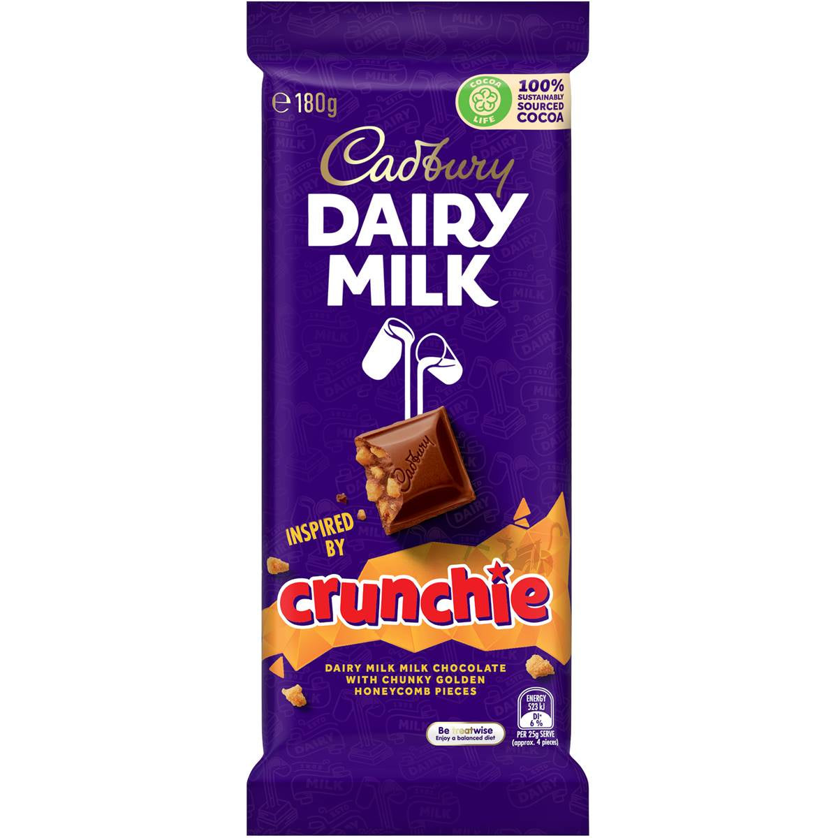 Cadbury Chocolate  Block Crunchie 180g