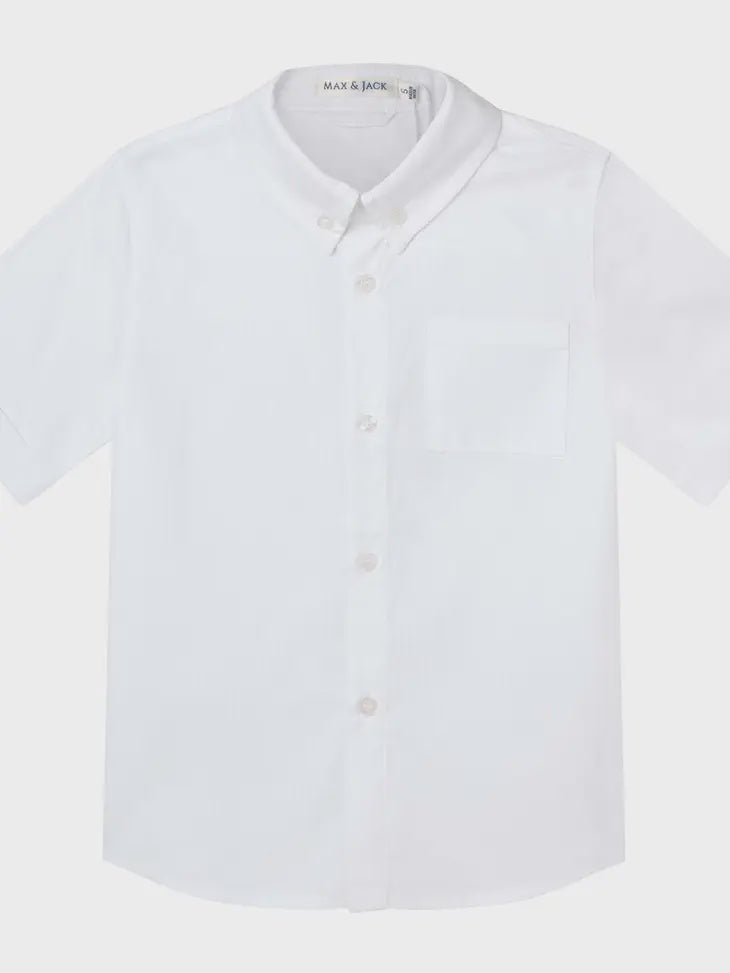 Jackson S/S Formal Shirt - White