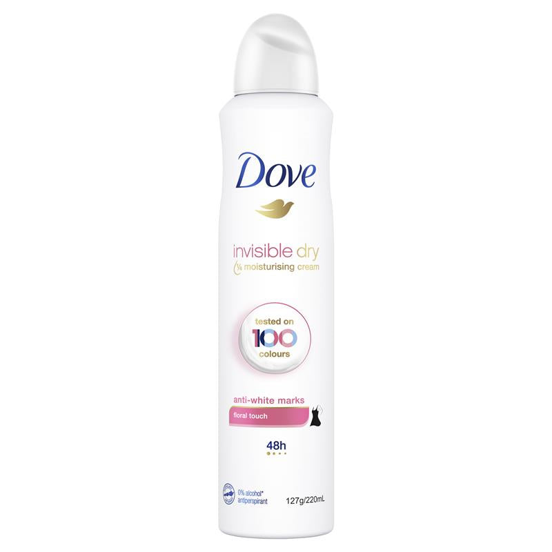 Dove Invisible Dry White Freesia & Violet Flower Deodorant 220ml