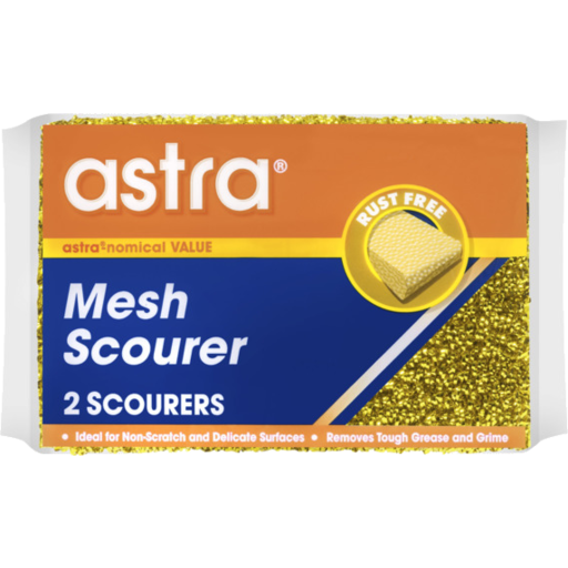 Astra Mesh Scourer 2pk