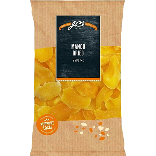 JCs Dried Mango 250g