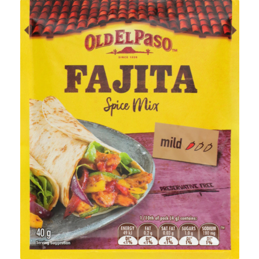 Old el Paso Fajita Spice Mix 40g