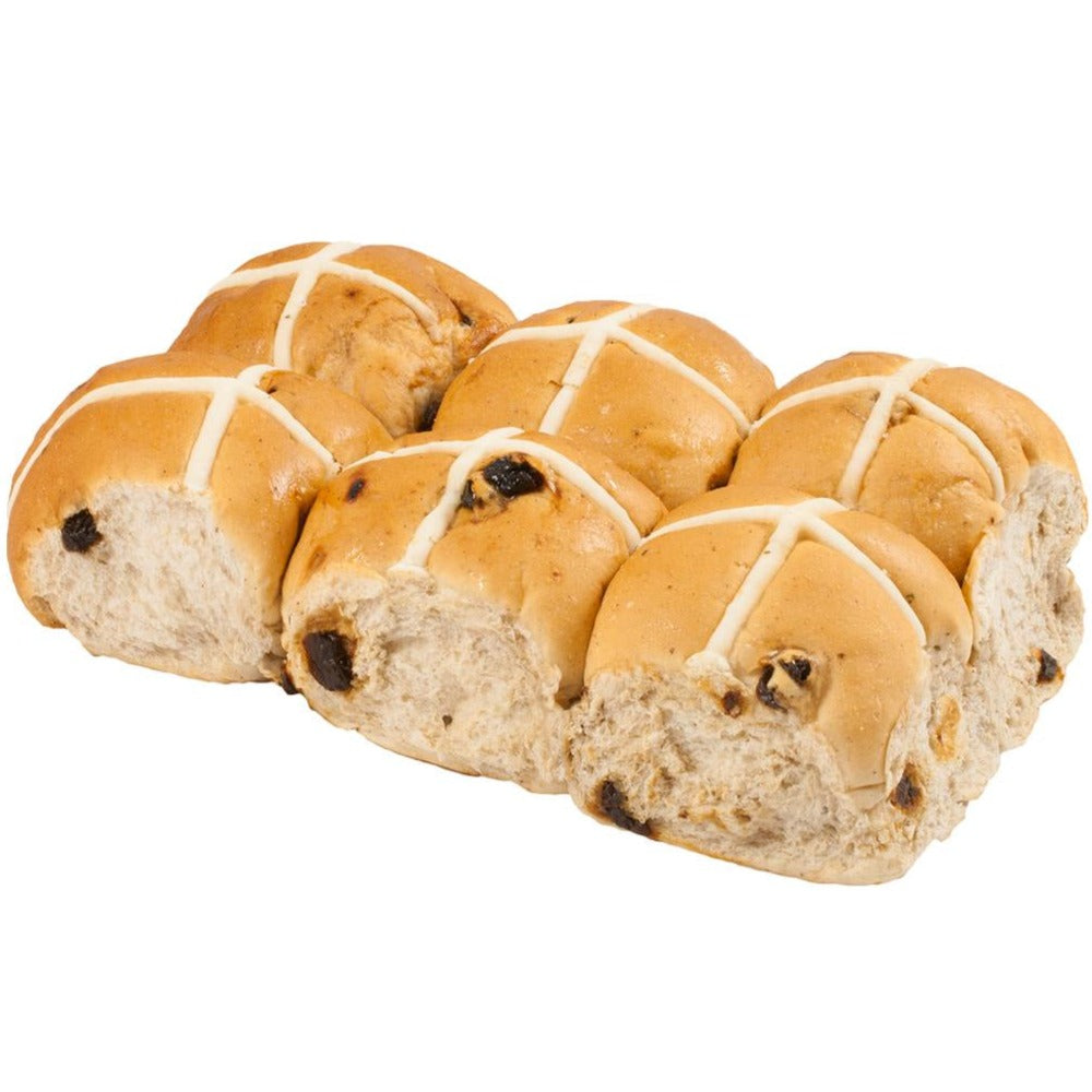 Homestyle Hot Cross Buns-with Fruit