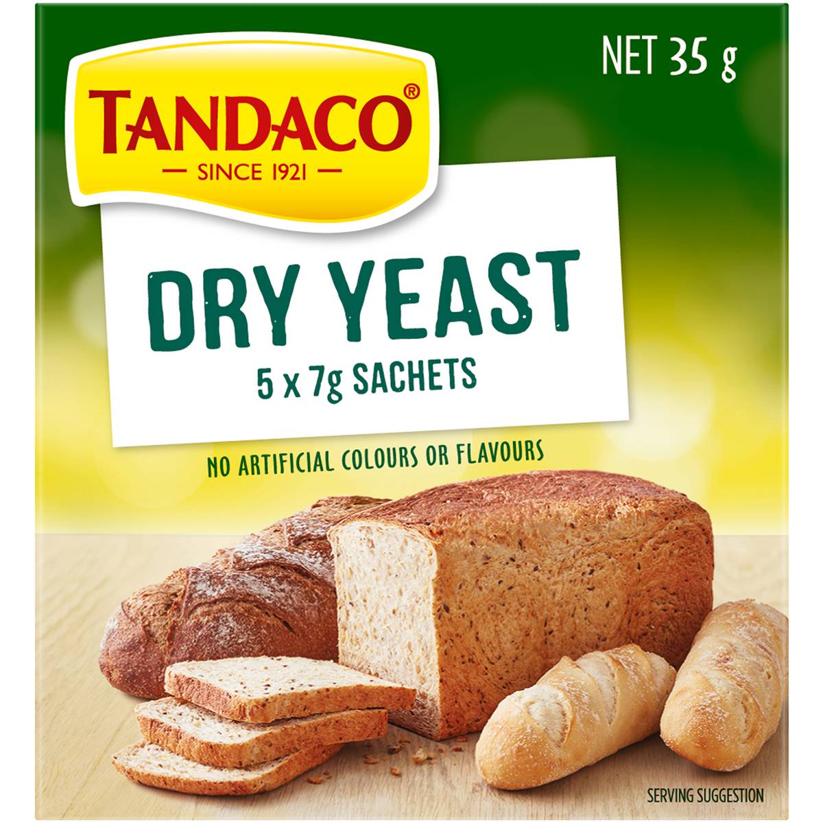 Tandaco Dry Yeast 5Pk 7g