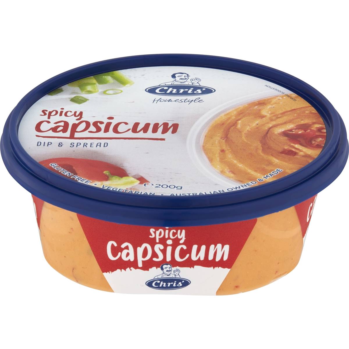 Chris' Dip Spicy Capsicum 200g