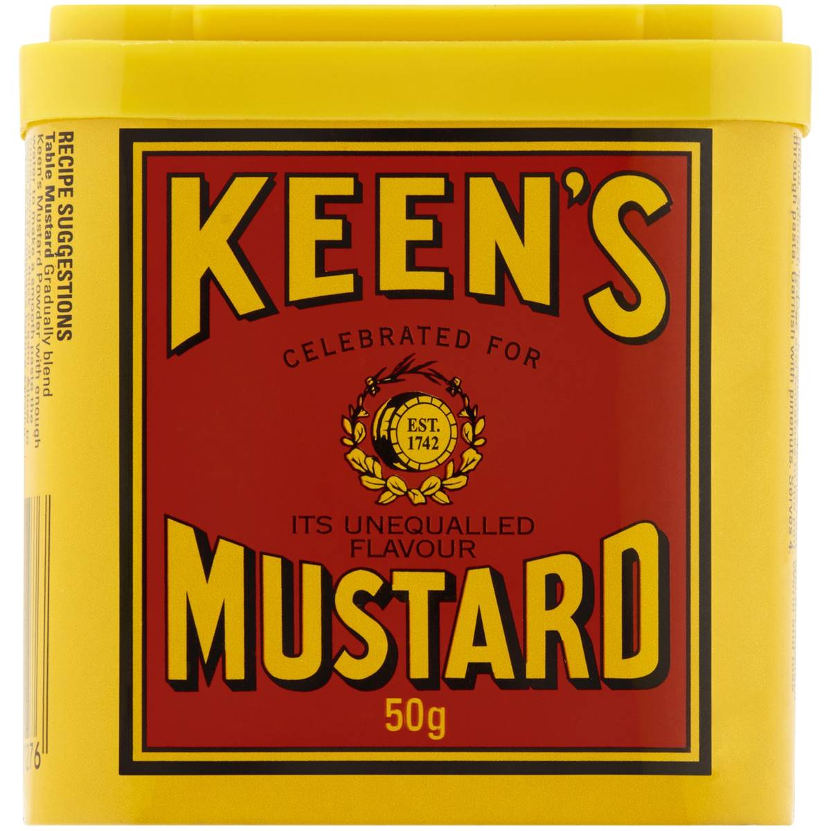 Keens Mustard Powder 50g