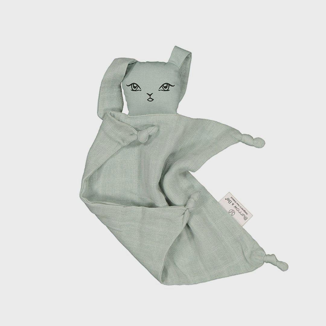 Burrow & Be Muslin Bunny Comforter - Sage