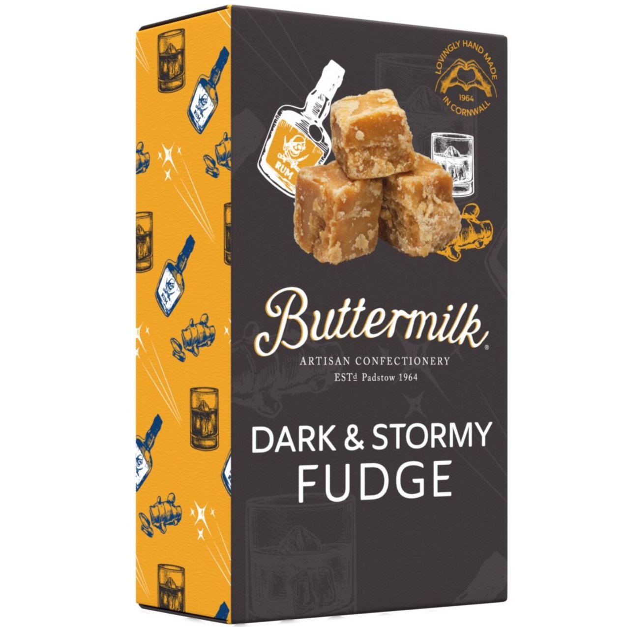 Dark & Stormy Cocktail  Buttermilk Fudge 100g