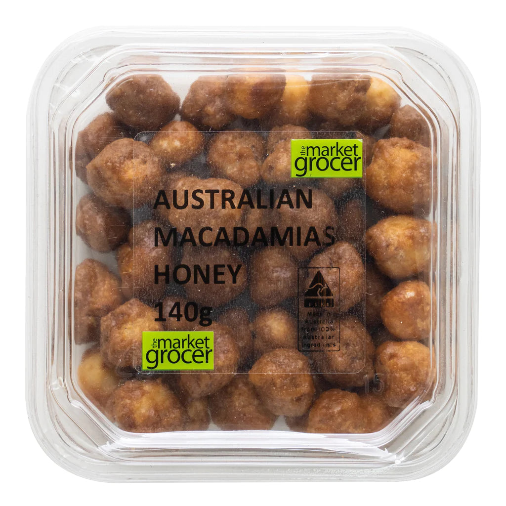 The Market Grocer Australian Honey Macadamia 140g