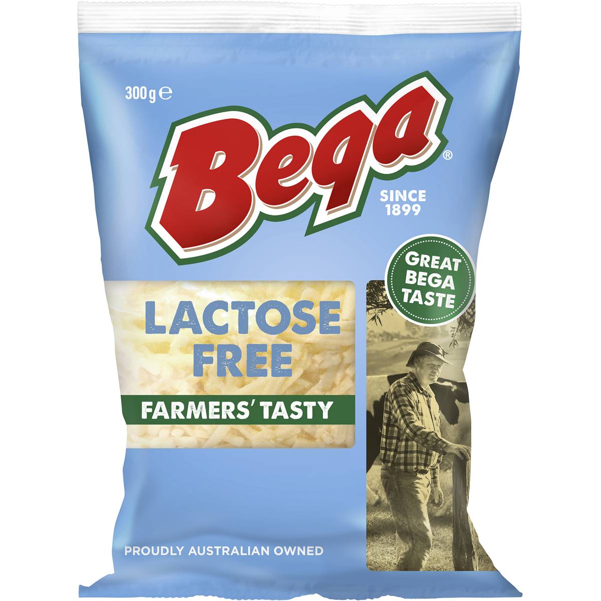 Bega Lactose Free Grated Cheese 300g