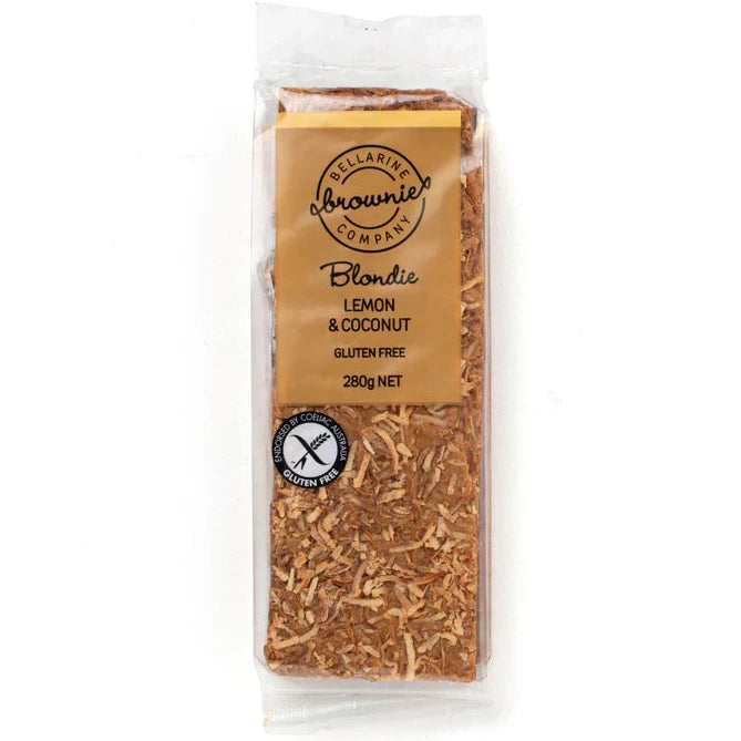 Bellarine Brownie Lemon & Coconut 280g