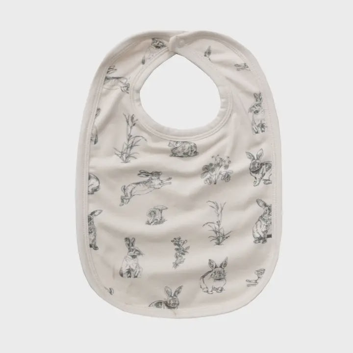 Burrow & Be Essential Bib - Almond Burrowers