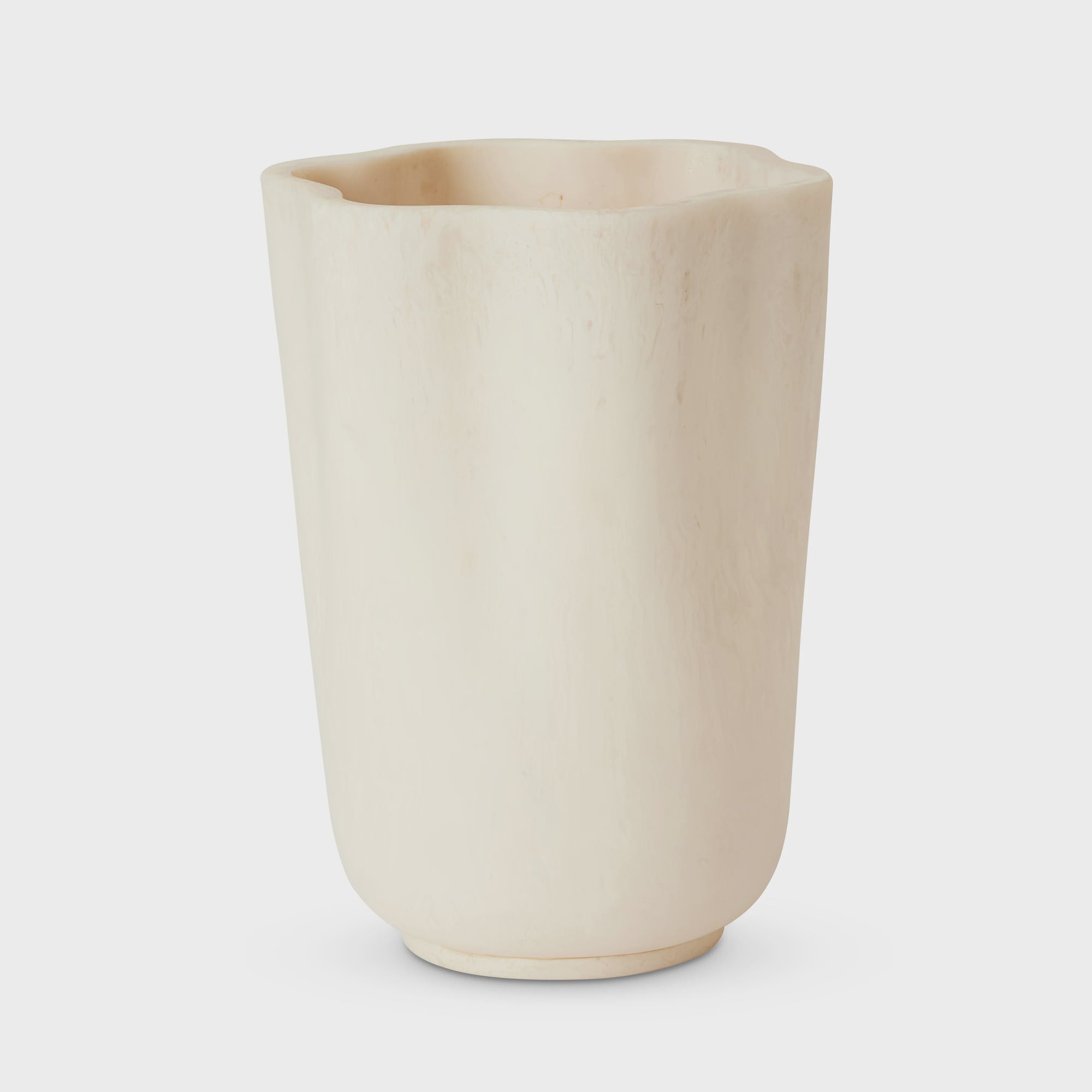 Aries Wave Vase Cream