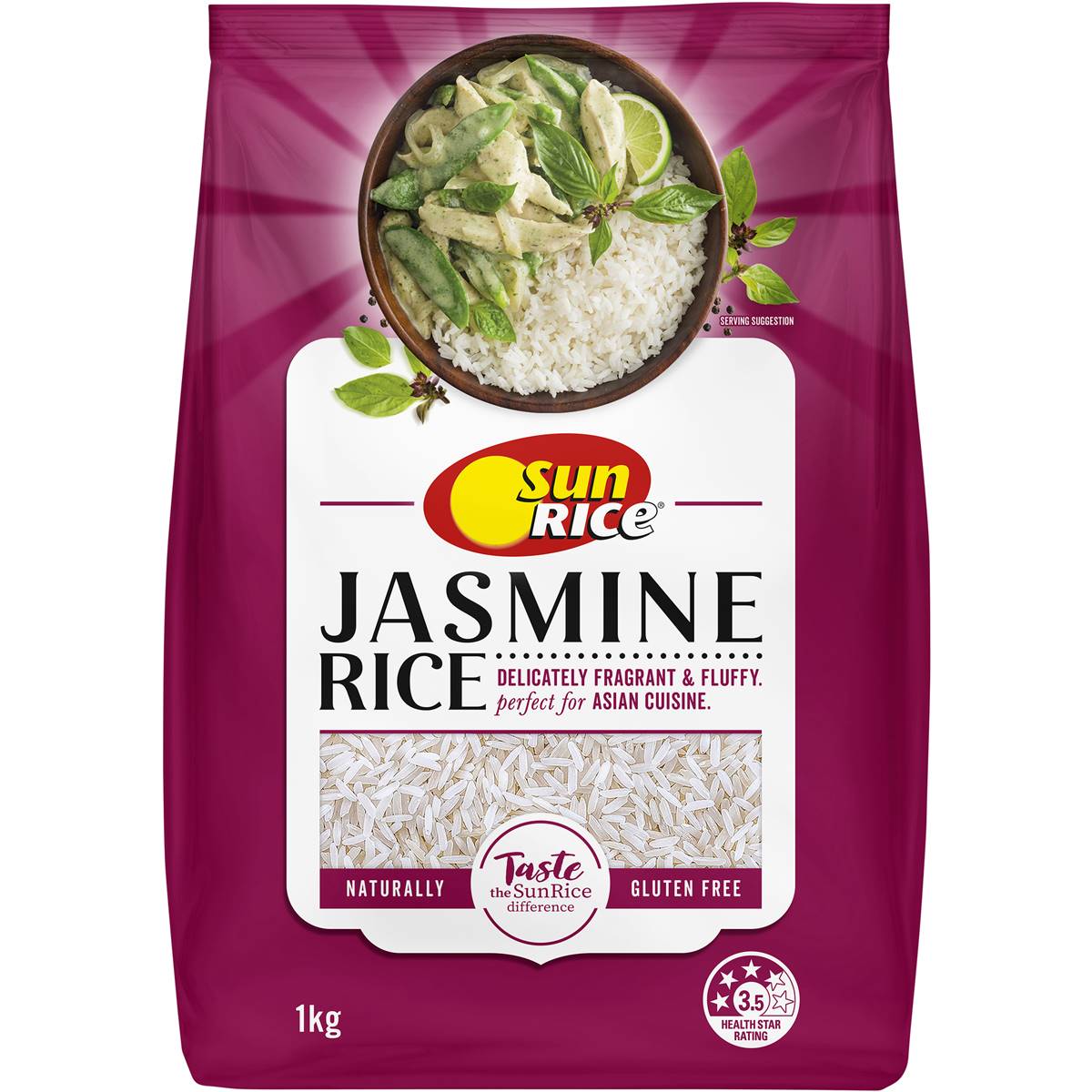 Sunrice Jasmine Rice 1kg