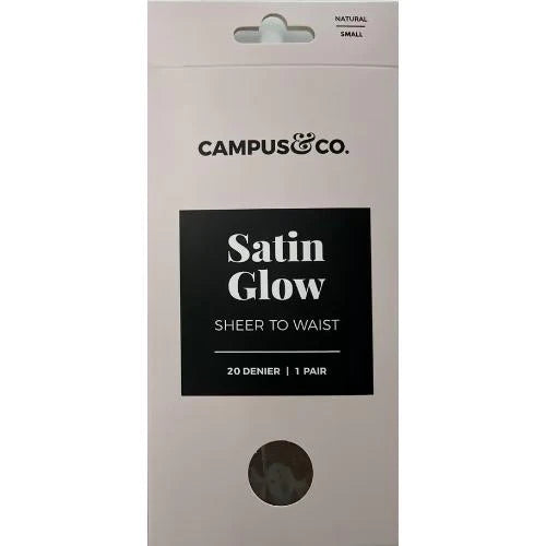 Campus & Co Satin Sheer To Waist Natural Small