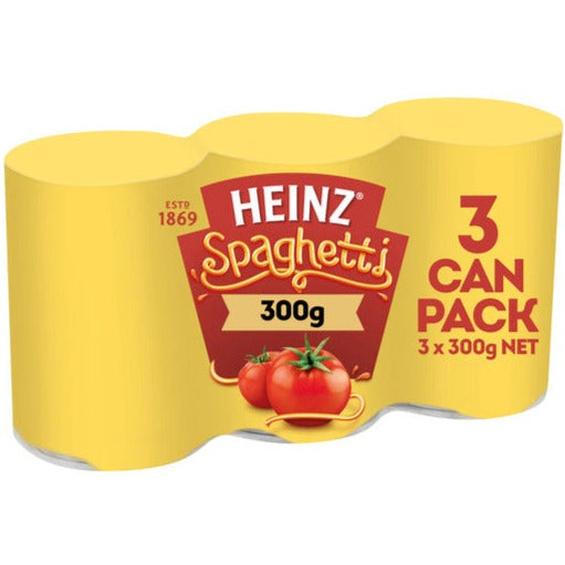 Heinz Spaghetti Tomato & Cheese 300g 3 pk