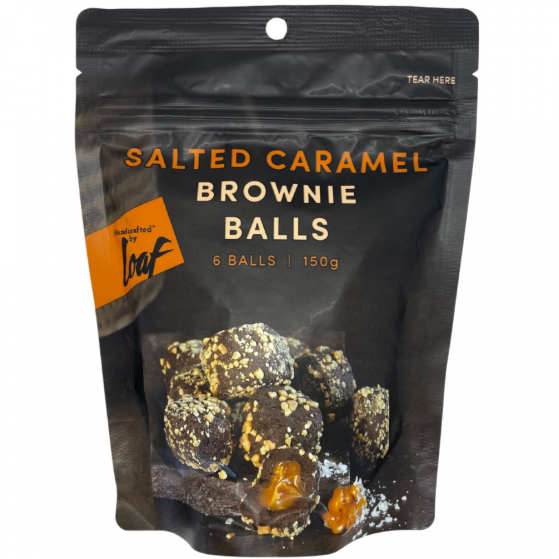 Loaf Salted Caramel Brownie Balls 150g