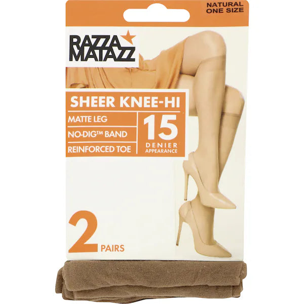 Razzamatazz Knee Hi Tan