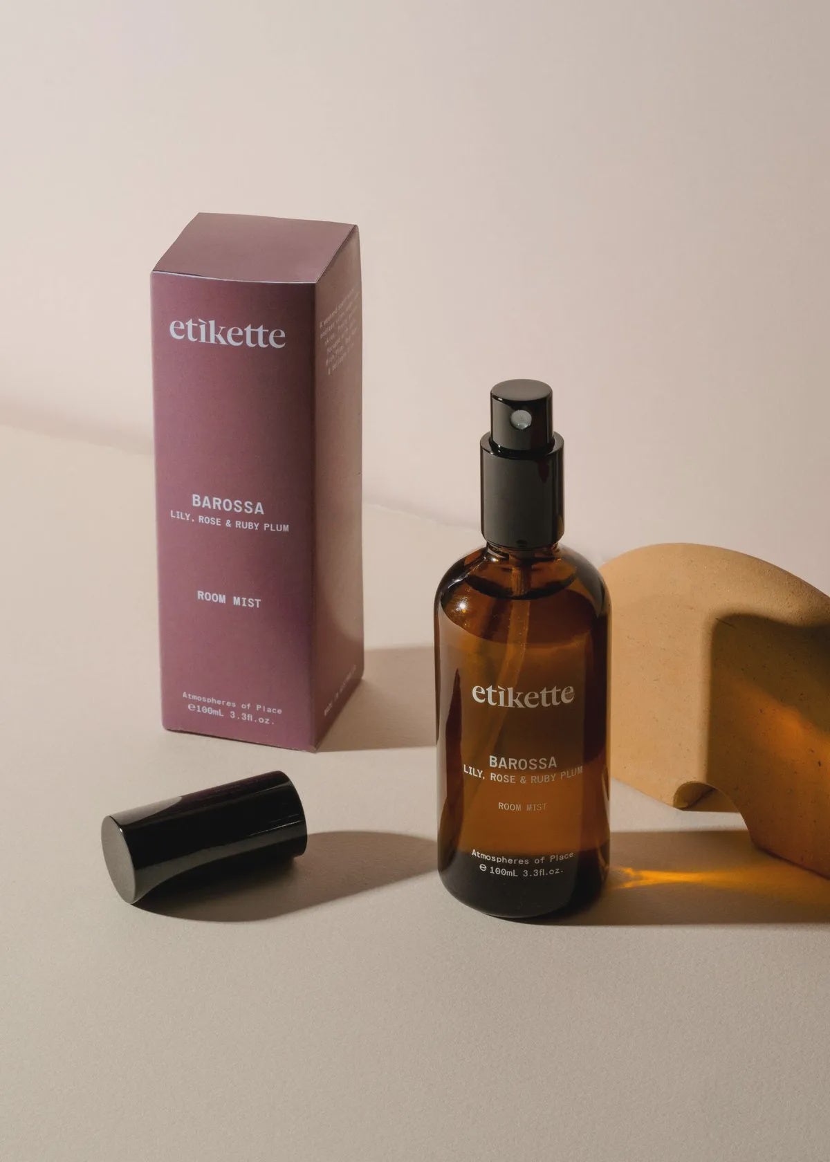 Etikette Room Mist Barossa in Lily Rose & Ruby Plum 100ml