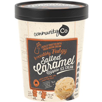 Community Co Ice Cream Salted Caramel 1L