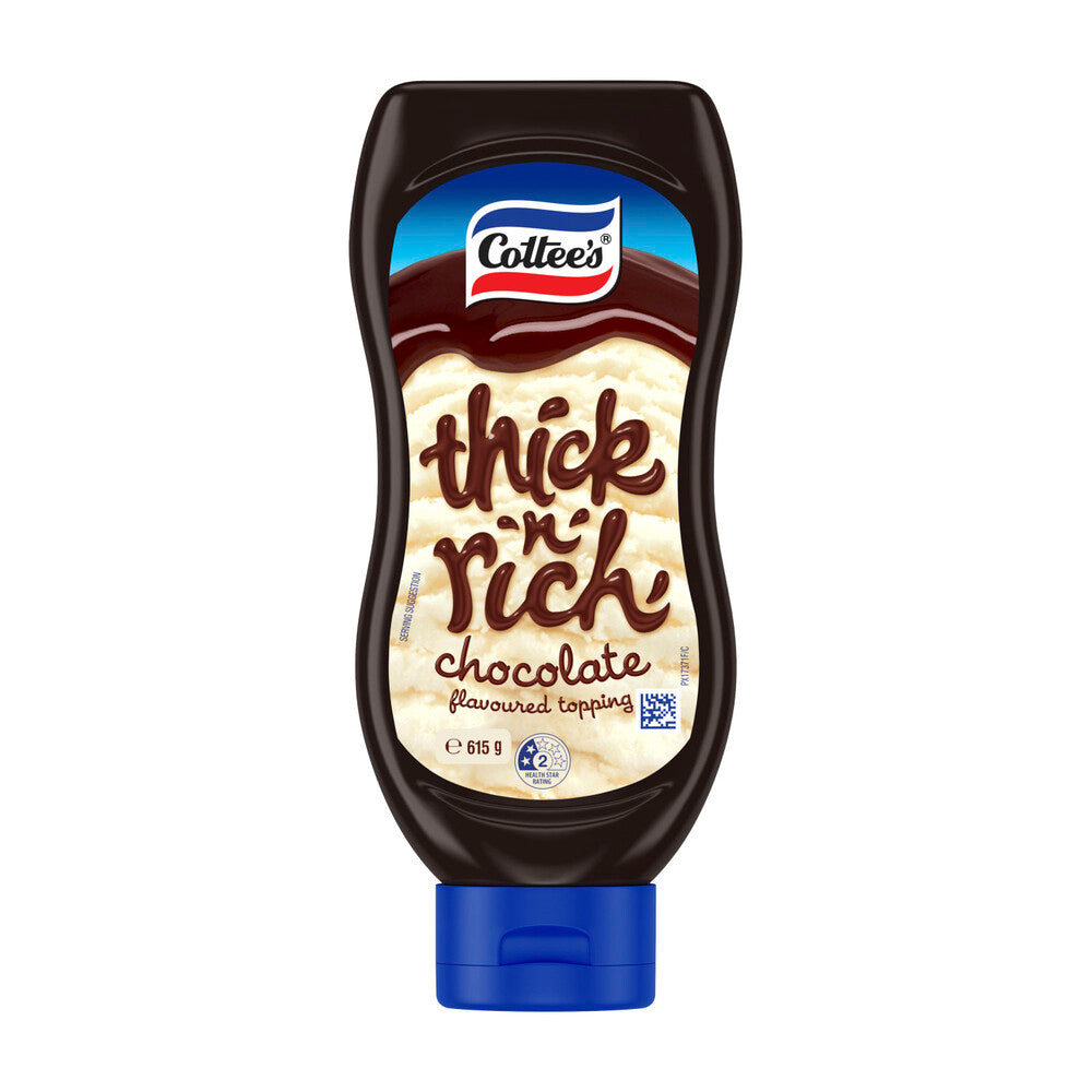 Cottees Thick n Rich Chocolate Flavoured Topping 615g