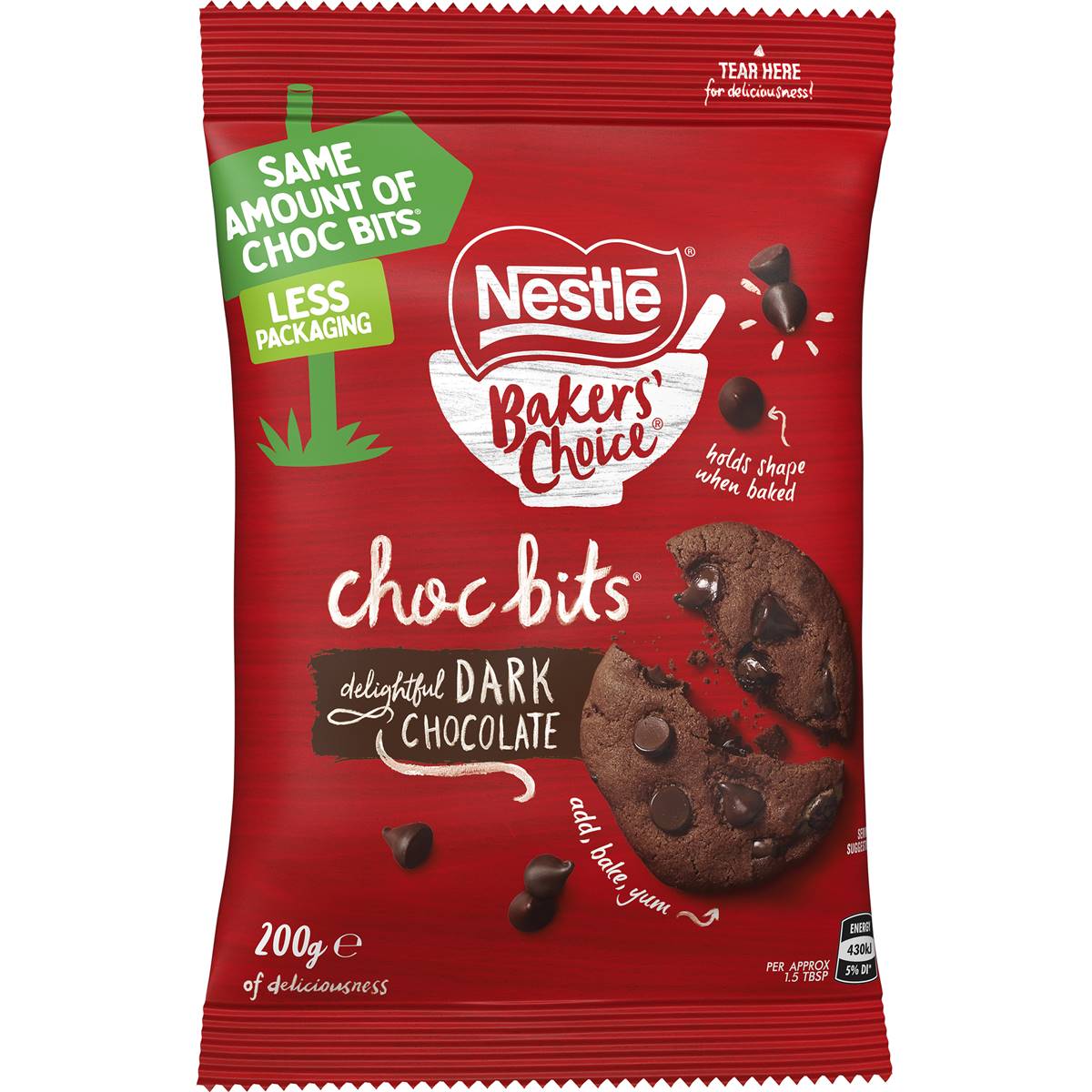 Nestle Choc Bits Dark 200g