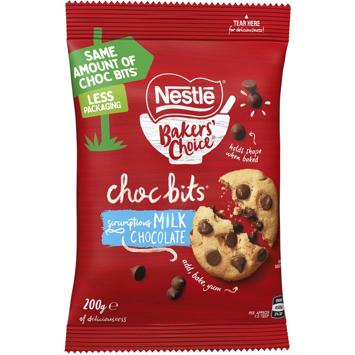 Nestle Choc Bits Milk 200g