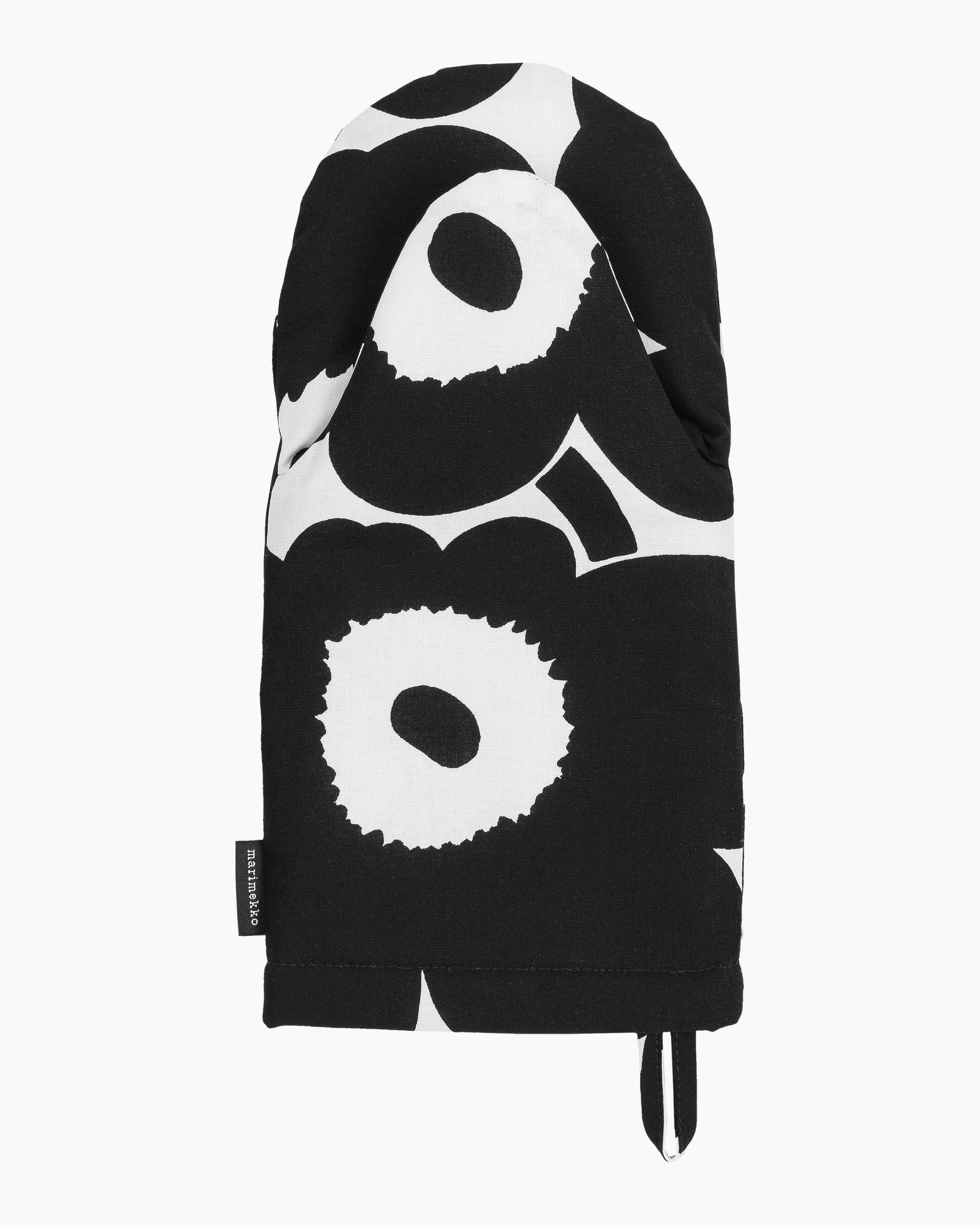 Marimekko Unikko Oven Mitten Black/White