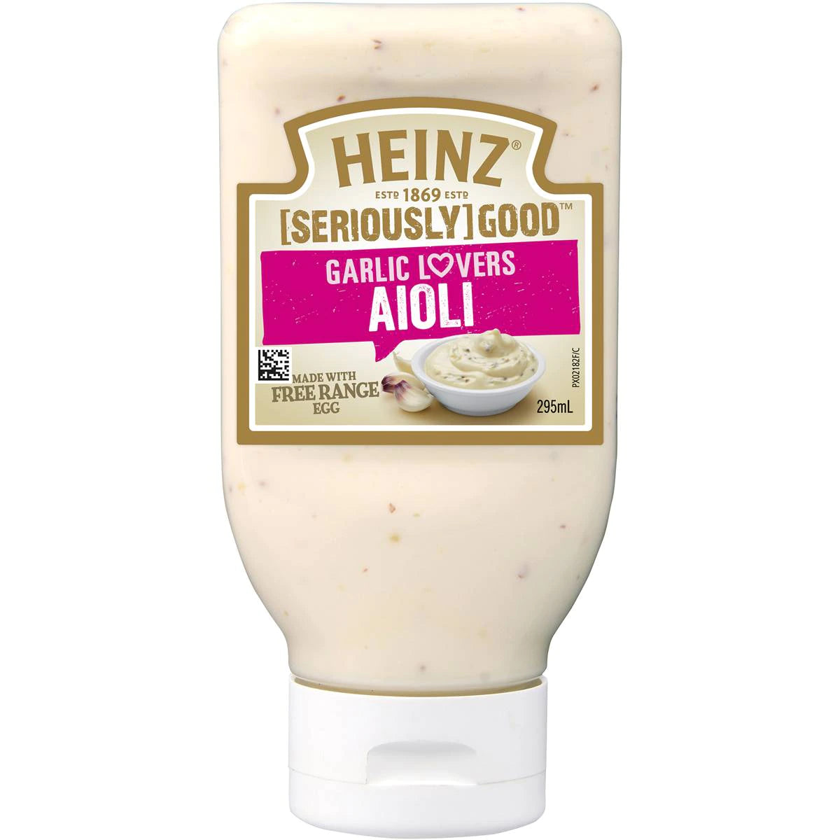 Heinz Seriously Good Garlic Lovers Aioli Mayonnaise 295ml