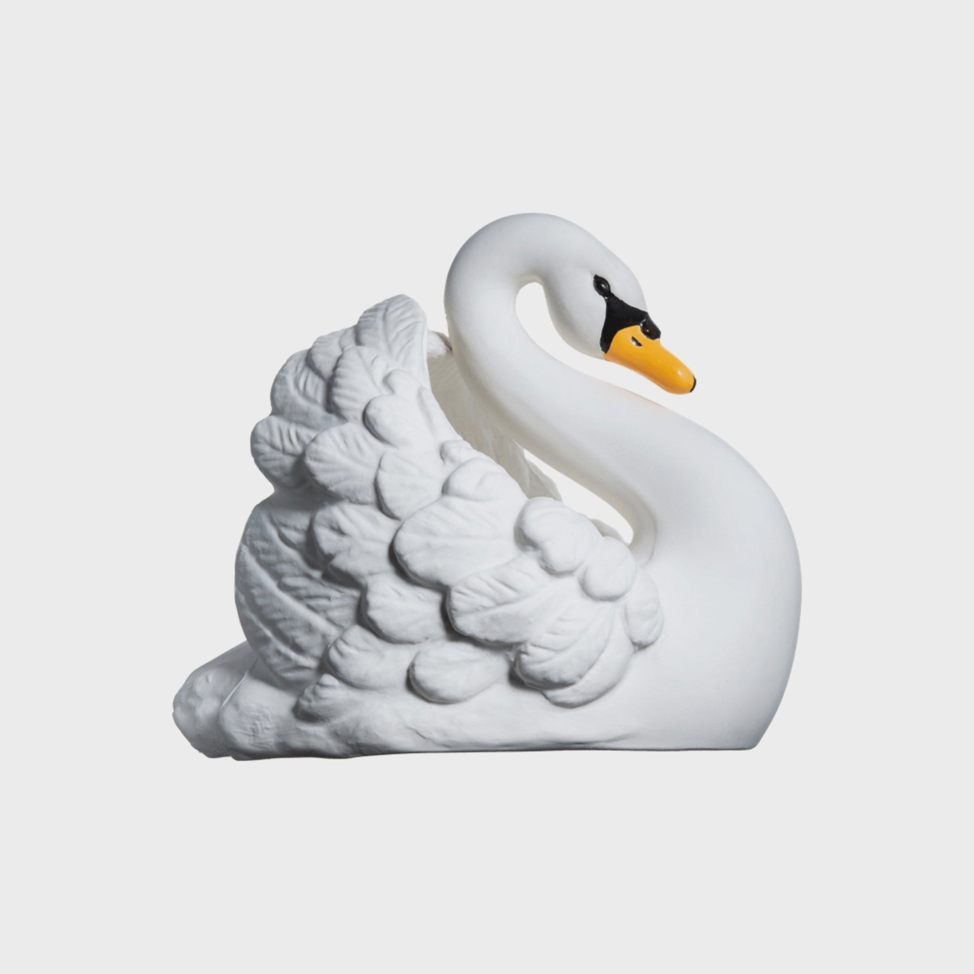 Natruba Natural Rubber Bathtoy Swan White Small