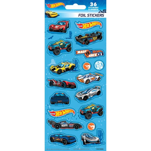 Hot Wheels Stickers - 2 Sheets